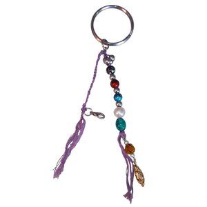 Handmade 5" CHRISTIAN PRAYER BEADS Purse Bag charm, Keychain, Backpack Charm